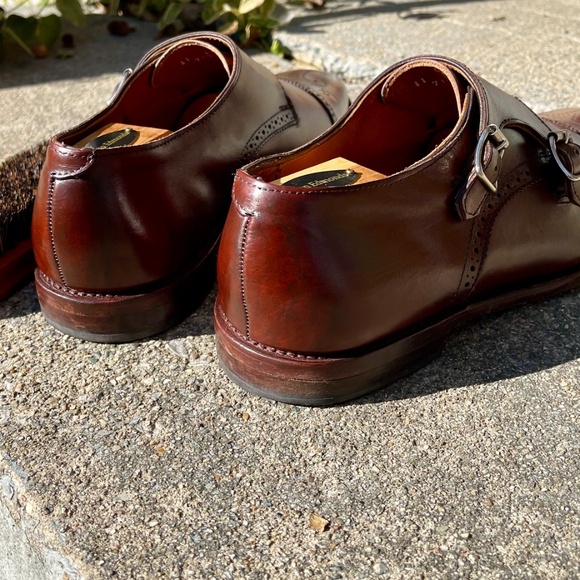 Allen Edmonds St. John’s Double Monk Strap – Chili – Made in USA – 11D main image 9